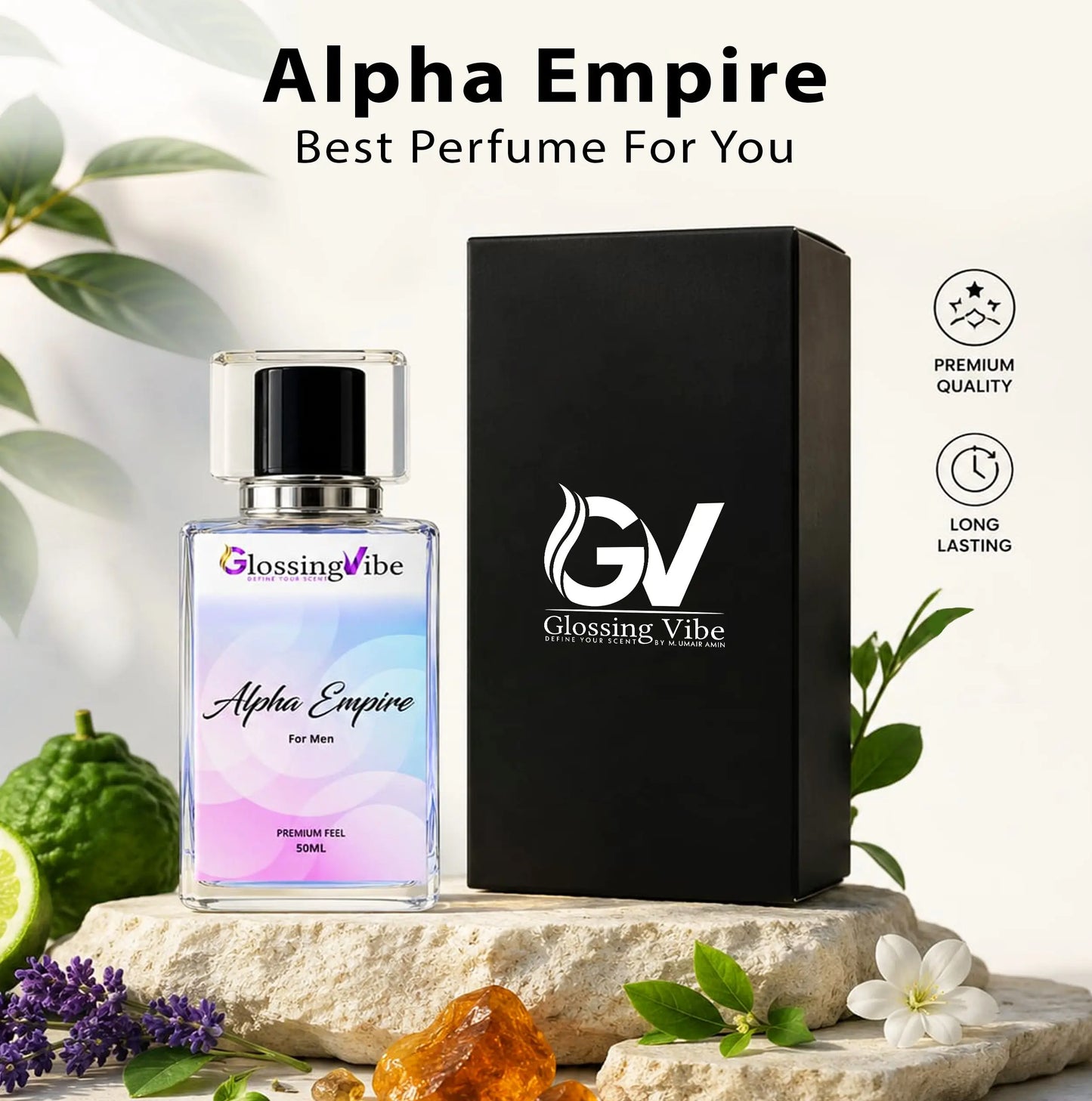 Alpha Empire Perfume  8-12 Hours Long Lasting For Men