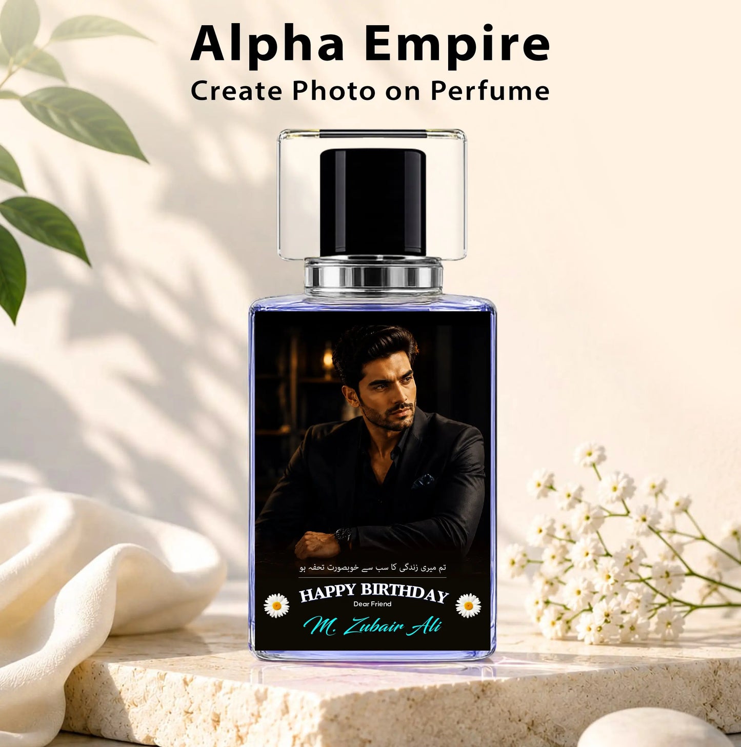 Custom Photo On Perfume - Special Gift For Best - Celebrate Love