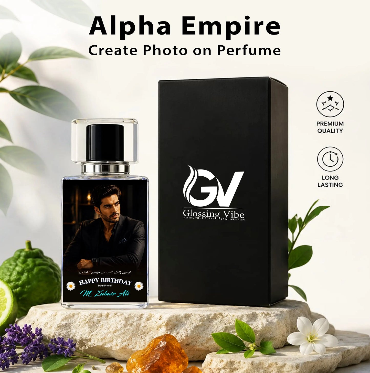 Custom Photo On Perfume - Special Gift For Best - Celebrate Love
