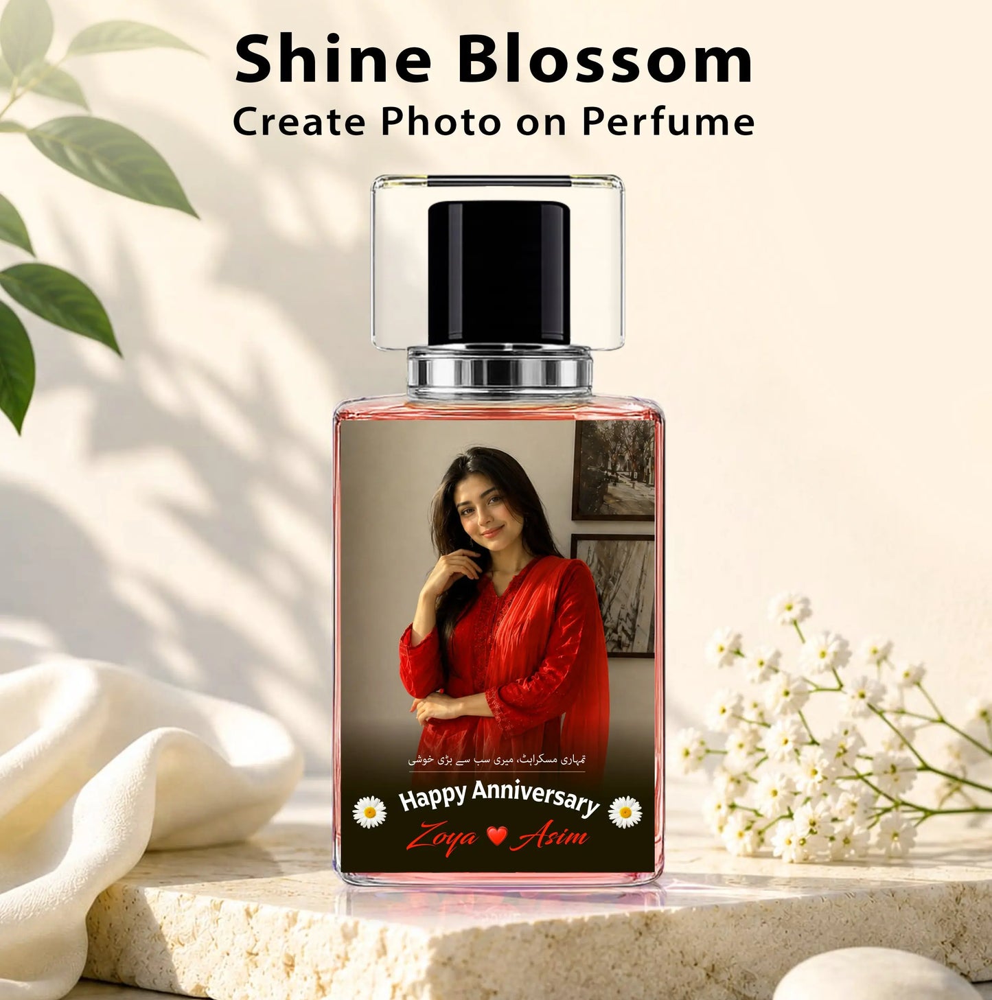Custom Photo On Perfume - Special Gift For Best - Celebrate Love